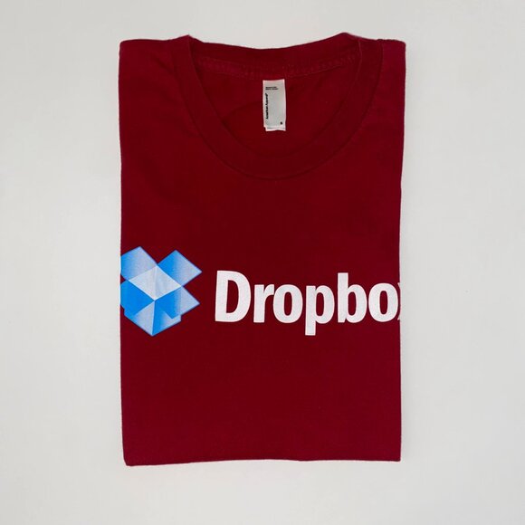 Dropbox Startup Graphic Tee Shirt American Apparel Mens Small - Picture 12 of 12